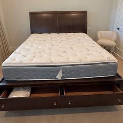 Cali King Size Bed and Frame