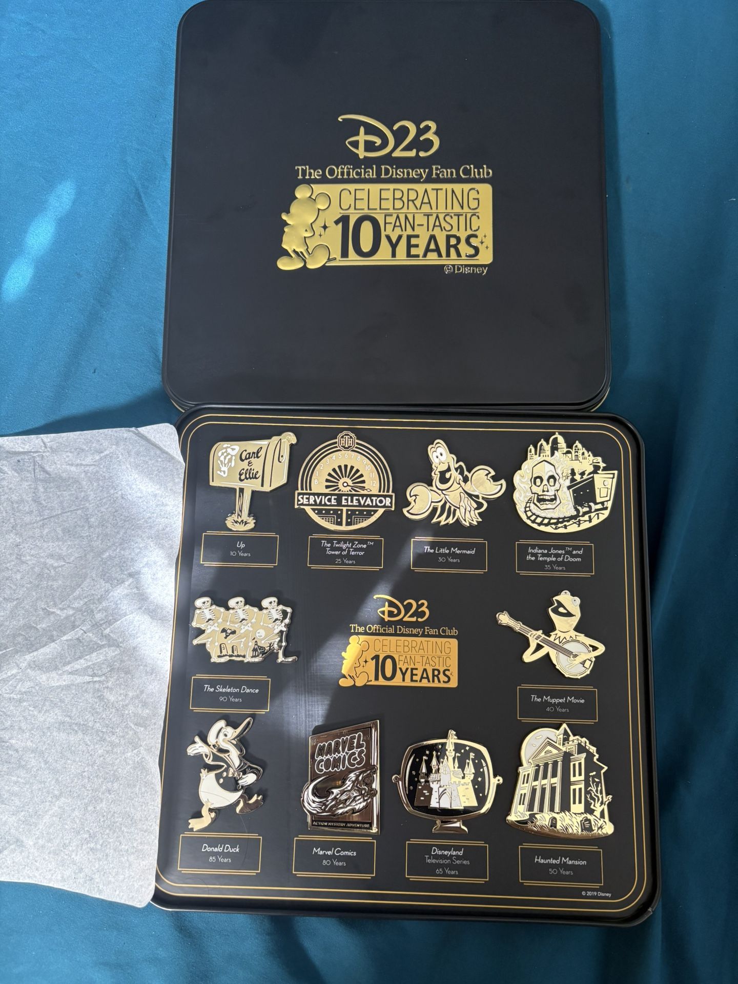 D23 Disney Fan Club 10 Years Pin Collection (2019)