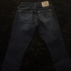 True Religion Dark Wash Skinny Jeans