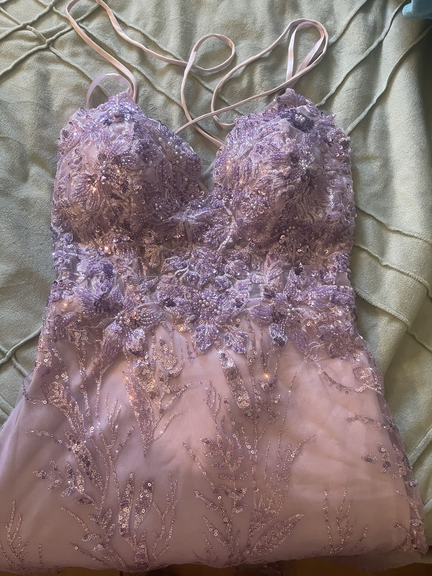 Vestido Color Morado, Para Fiesta