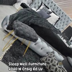 ✨️ King, Cal King, Queen Bed Frame ✨️ Furniture Sectionals, Bedrooms, Dining Avail