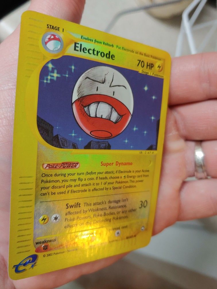 Pokemon Card Electrode Reverse Holo WOTC