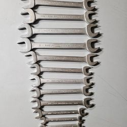 Vintage Proto Professional Double Open End Wrench Lot