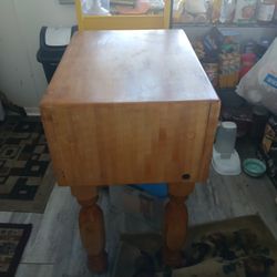 Vintage butcher block