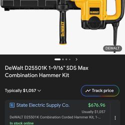 DRWALT 1 9/16" MAX COMBINATION HAMMER DRILL 