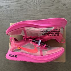 Off-White x Zoom Fly SP 'Tulip Pink' Size 12 