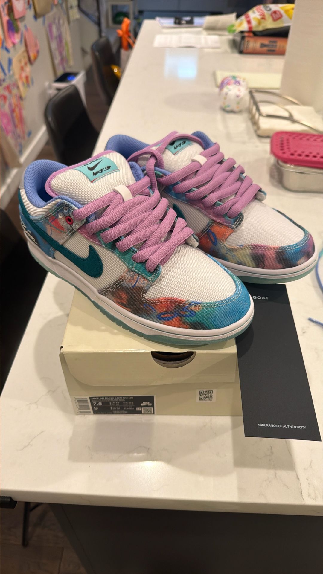 Futura Laboratories Nike Dunk Low SB - 7.5 Men’s