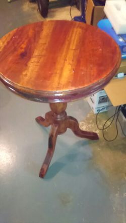 Antique end table