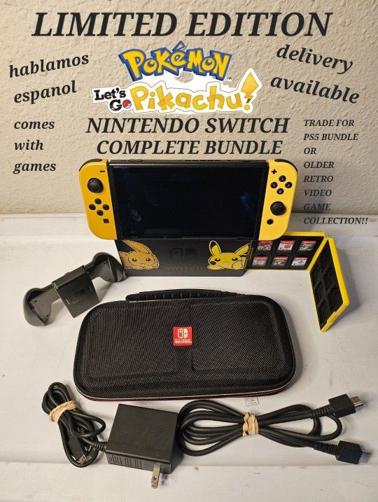 POKÉMON EDITION NINTENDO SWITCH BUNDLE FOR TRADE