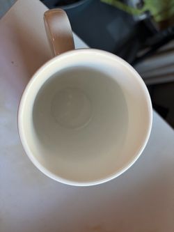 Set of 7 White Ceramic Coffee Mugs (12 oz) - Brand New
