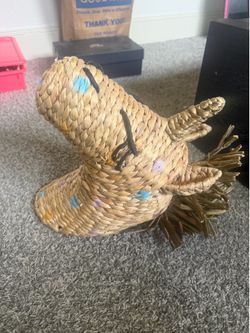 Woven Unicorn Head Wall Decor