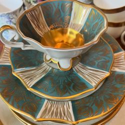 Teacup Trio Luncheon Set