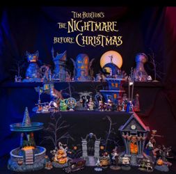 Nightmare Before Christmas Hawthorne Village Halloween Town Collection (62 PIECES RARE / RETIRED)
