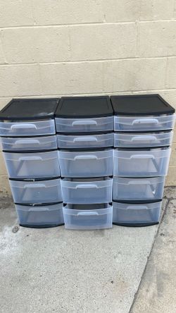 3 Storage bins