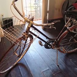 10 Speed Bicycle And Basket 