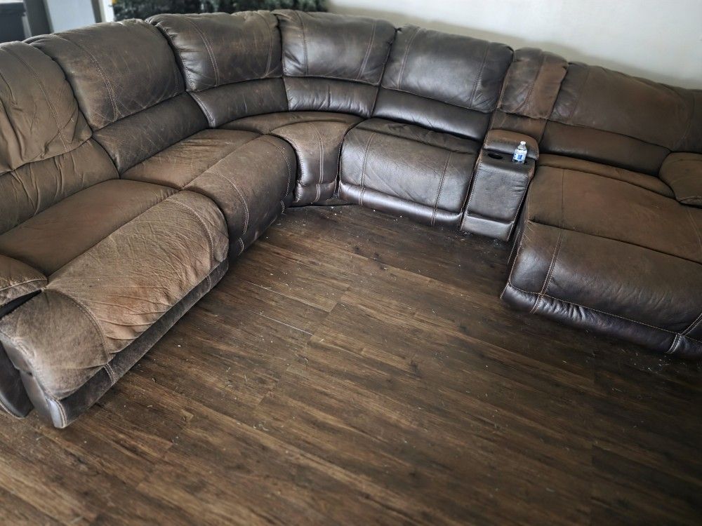 Brown Sectional