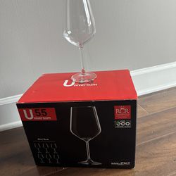 Crystal 6 Pack Wine Glasses