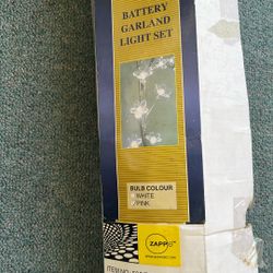 Battery Garland Light Set 2 Strands In The Box