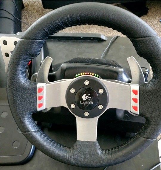 Logitech G27 Steering Wheel And Pedals