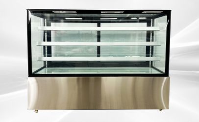 NSF Refrigerated Cake Showcase Bakery 3 shelf Display CW-571