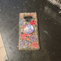 Note 9 Case With Popsocket In Good Condition