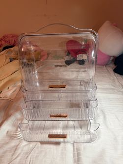 Clear Acrylic Makeup Organizer with Drawers