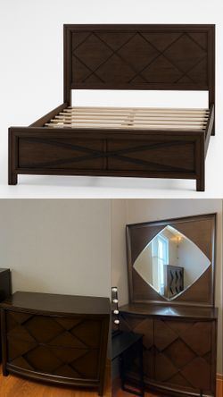 Queen Bed And Dresser Set