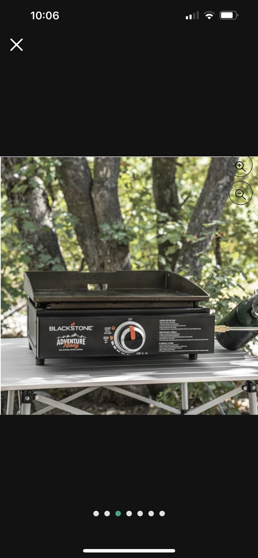 Blackstone Adventure Ready 17” Griddle Grill Bbq Propane Gas for Sale