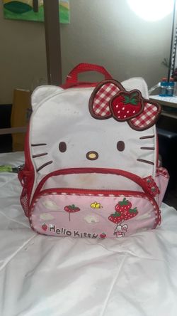Strawberry hello Kitty backpack