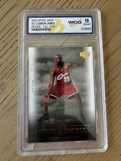 2003 Upper Deck Lebron James Rookie WCG 10 Gem Mint