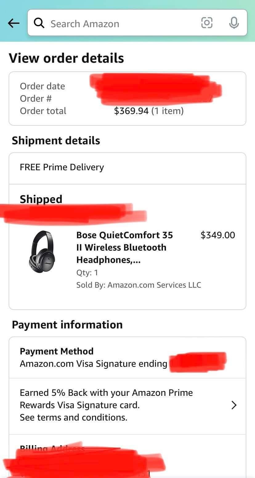 Bose QuietComfort 35 II Wireless Bluetooth Headphones, Noise-Cancelling, with Alexa Voice Control (LIKENEW)