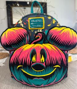 Loungefly Disney Parks Mickey Pumpkin Mini Backpack
