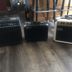 Electric Guitar Amplifiers For Sale 3 Total Squire For 60 Other 2  Are 50 Each.Speaker