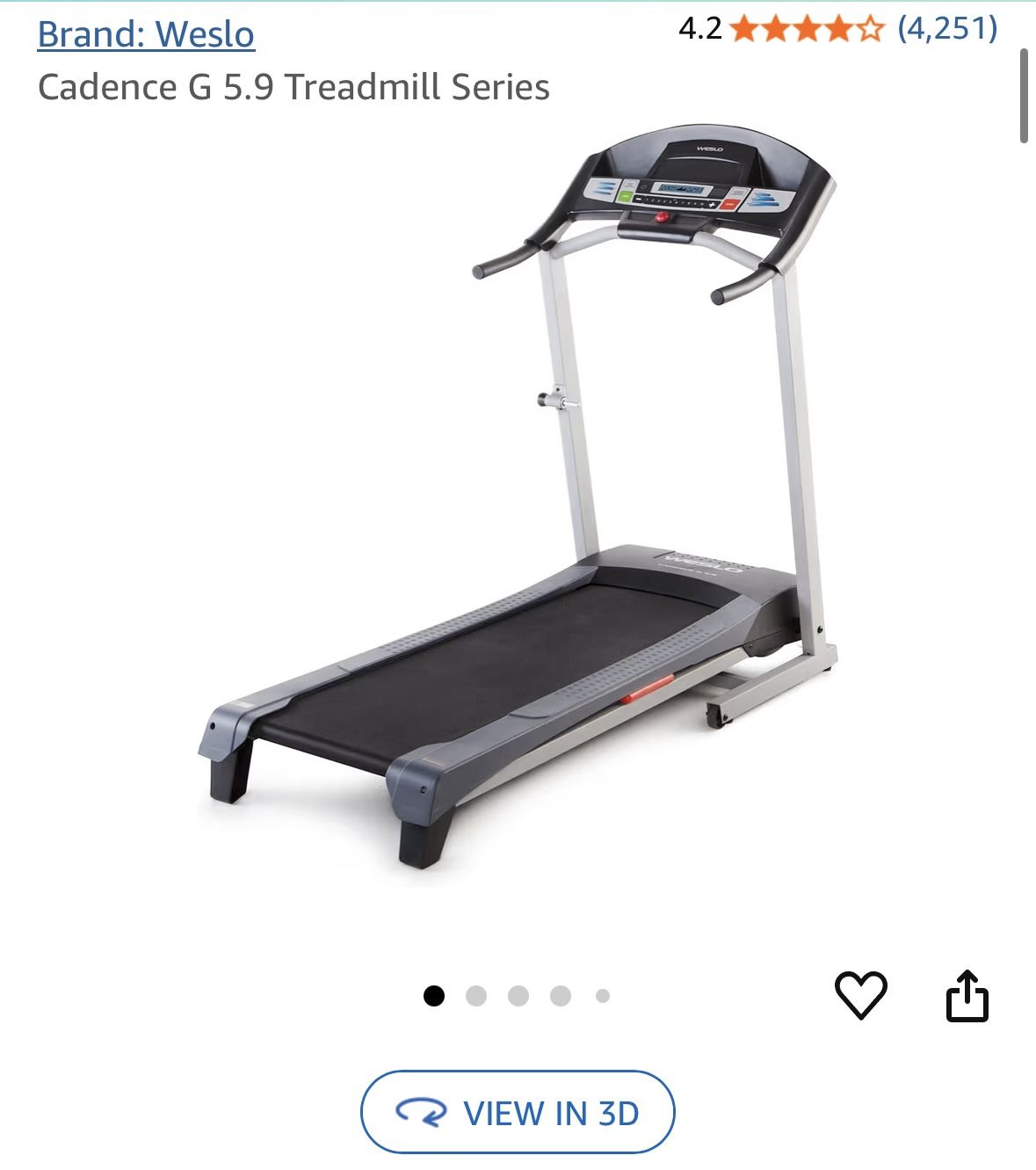 Treadmill Portable Foldable