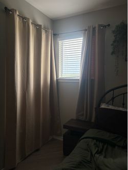Set of 2 Blackout Curtain Panels – 64” W x 96” L