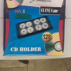 128 DVD / CD / GAME HOLDER AND 300 PICTURE HOLDER BOOKS 