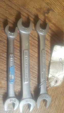Craftsman double open end standard size
