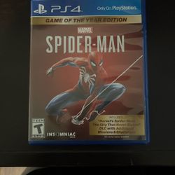 Spider Man PS4 Game Disc 