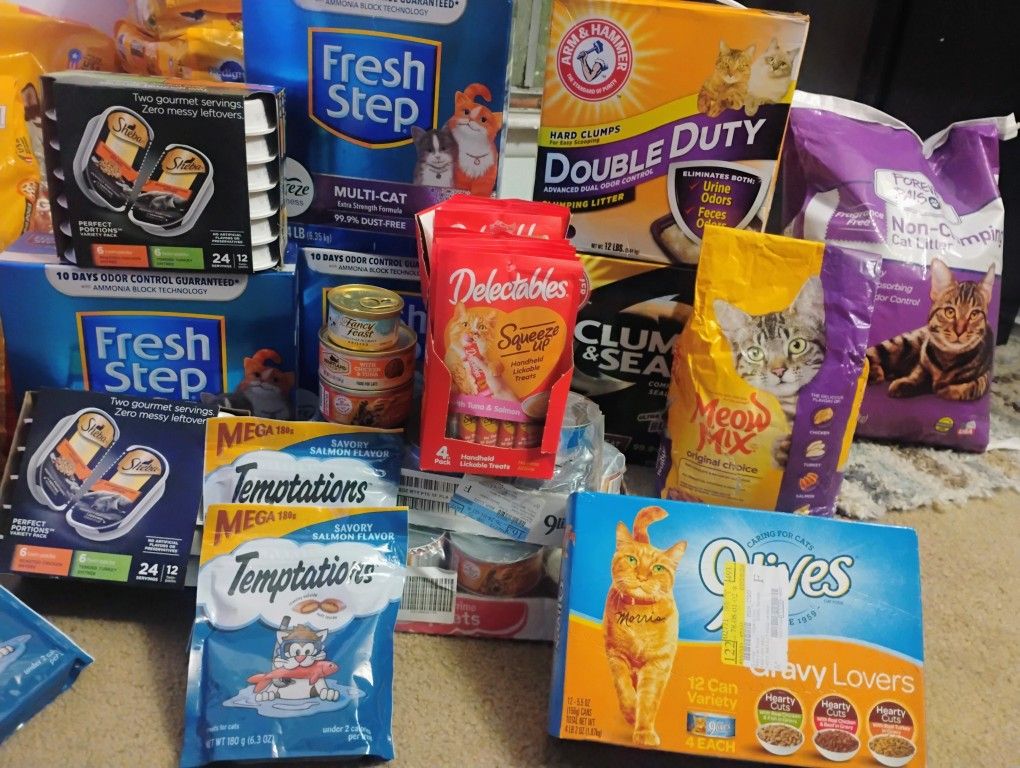 Cat Food And Litter
