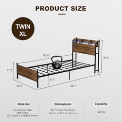 Twin-XL Bed Frame