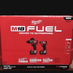 M18 Fuel Impact And 2 Speed Hammer Drill 300 Firm