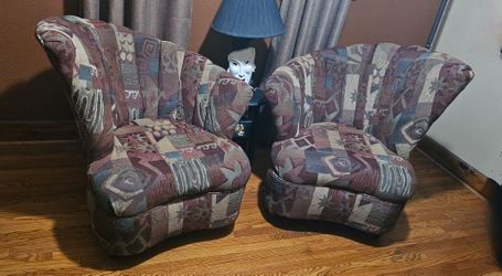 Pair of Upholstered Accent Chairs