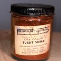 Vintage “Permanent Pigment” - Burnt Sienna