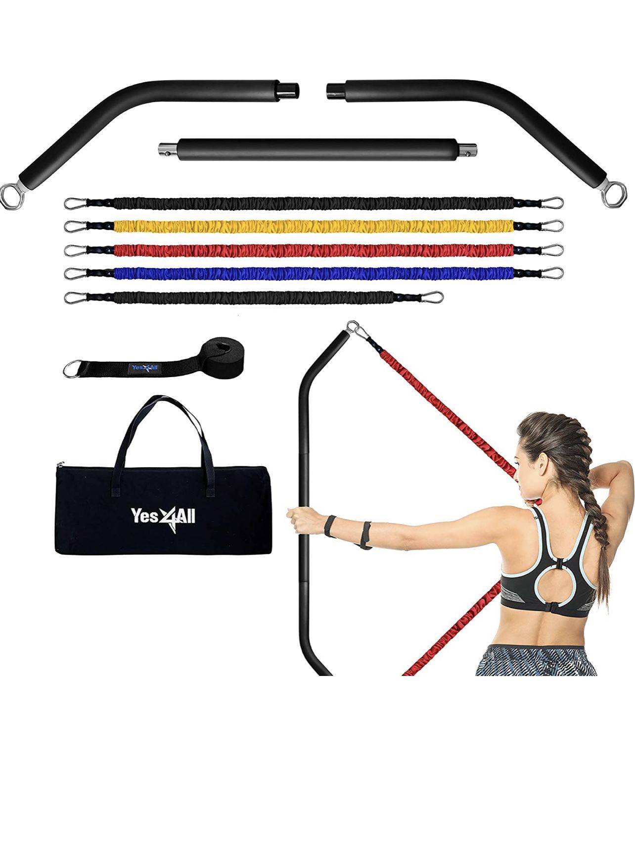  Bow Resistance Bands Full Body workout 