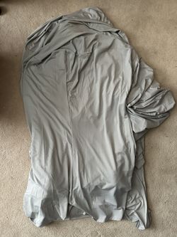 30x42 Silver Bistro Table Covers