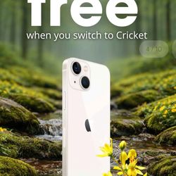 Free iPhone 13 When You Switch To Cricket 