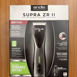 Andis Supra ZR II Cordless Rechargeable Hair Clipper