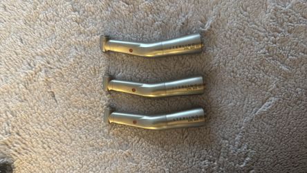 Lot of 3 Benco Sterling ERL 800 High Speed Electric Contra Angle Handpieces - Maxima Compatible - Excellent Condition