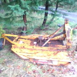 Pull behind brush cutter