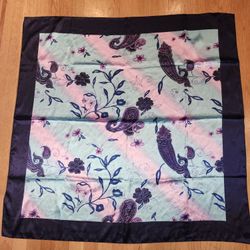 Unused Vintage Japanese 36" x 36" Scarf